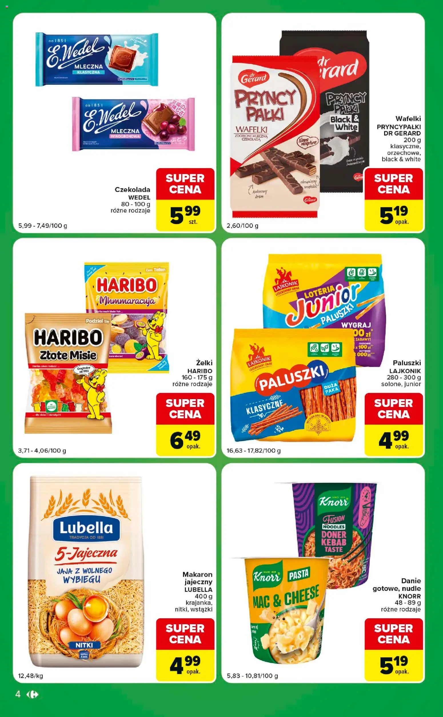 Carrefour gazetka - Express od 15.09.2026 | Strona: 4 | Produkty: Paluszki, Żelki, Czekolada, Pasta