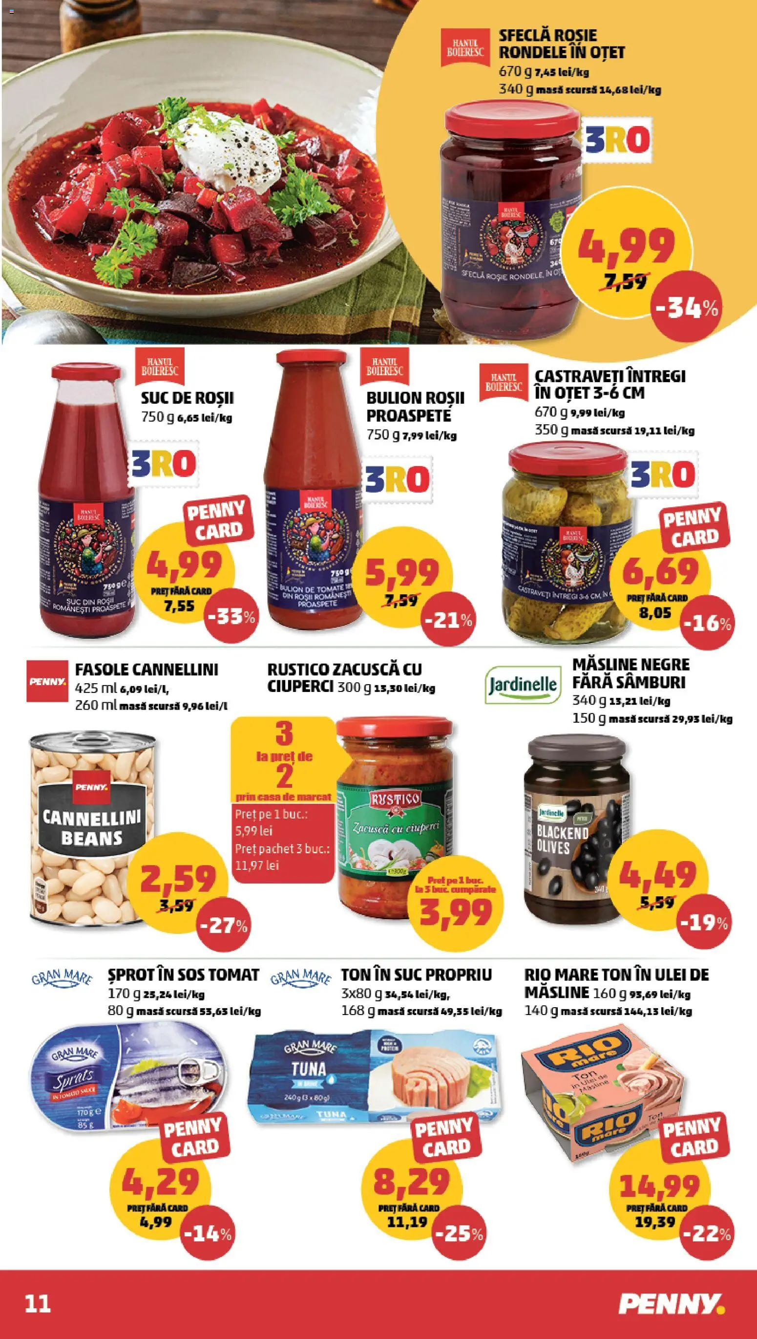 Noul catalog PENNY – valabil de la 29.07.2026 | Pagină: 11 | Produse: Hijyenik ped, Ciuperci, Roșii, Castraveți