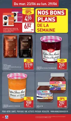 Aldi - Prévisualisation de Aldi catalogue valide à partir de 23.06.2026 | Page: 12 | Produits: Pêche, Abricots, Nutella, Fraises