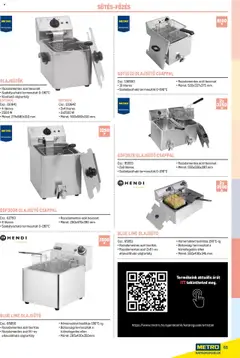 GDF3008 OLAJSÜTŐ CSAPPAL, Csz.: 62793 • 8 literes • Szabályozható termosztát 0-190°C • Rozsdamentes acél bevonat • Méret: 260x470x390 mm - amely érvényes a következő dátumtól: 17.02.2025 | Oldal: 55 | Termékek: Olajsütő, Termosztát