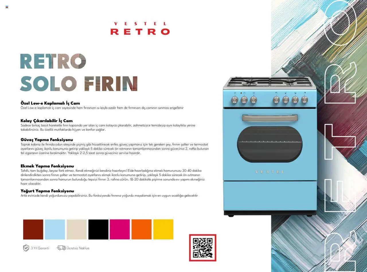 Vestel Retro Katalog - 06 Ağustos 2024 tarihinden itibaren geçerlidir | Sayfa: 15 | Ürünler: Yoğurt, Ekmek, Saat, Fırın