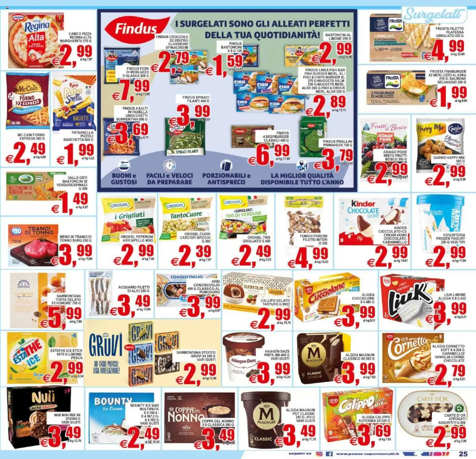 Volantino Pewex del 12/08/2026 | Pagina: 25 | Prodotti: Pesca, Tonno, Padella, Gnocchetti