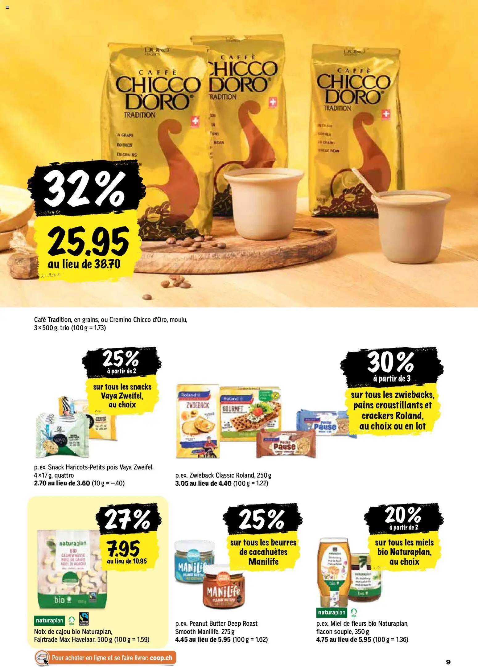Coop aktionen FR – gültig ab 06.08.2026 | Seite: 9 | Produkte: Butter
