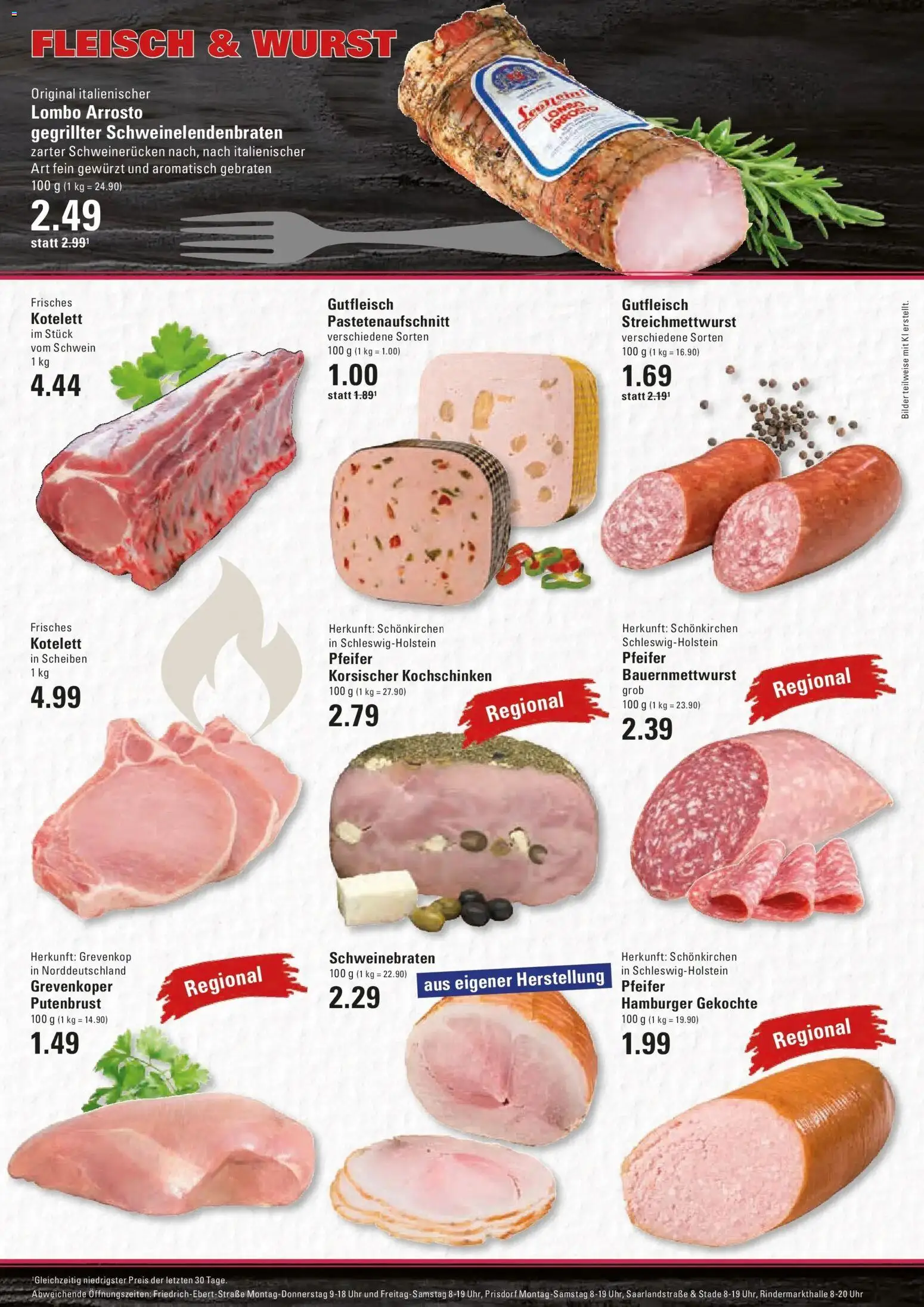 Edeka Prospekt Stade (ab 26.10.2026) » Angebote Online | Seite: 5 | Produkte: Putenbrust, Wurst, Schweinerucken, Fleisch