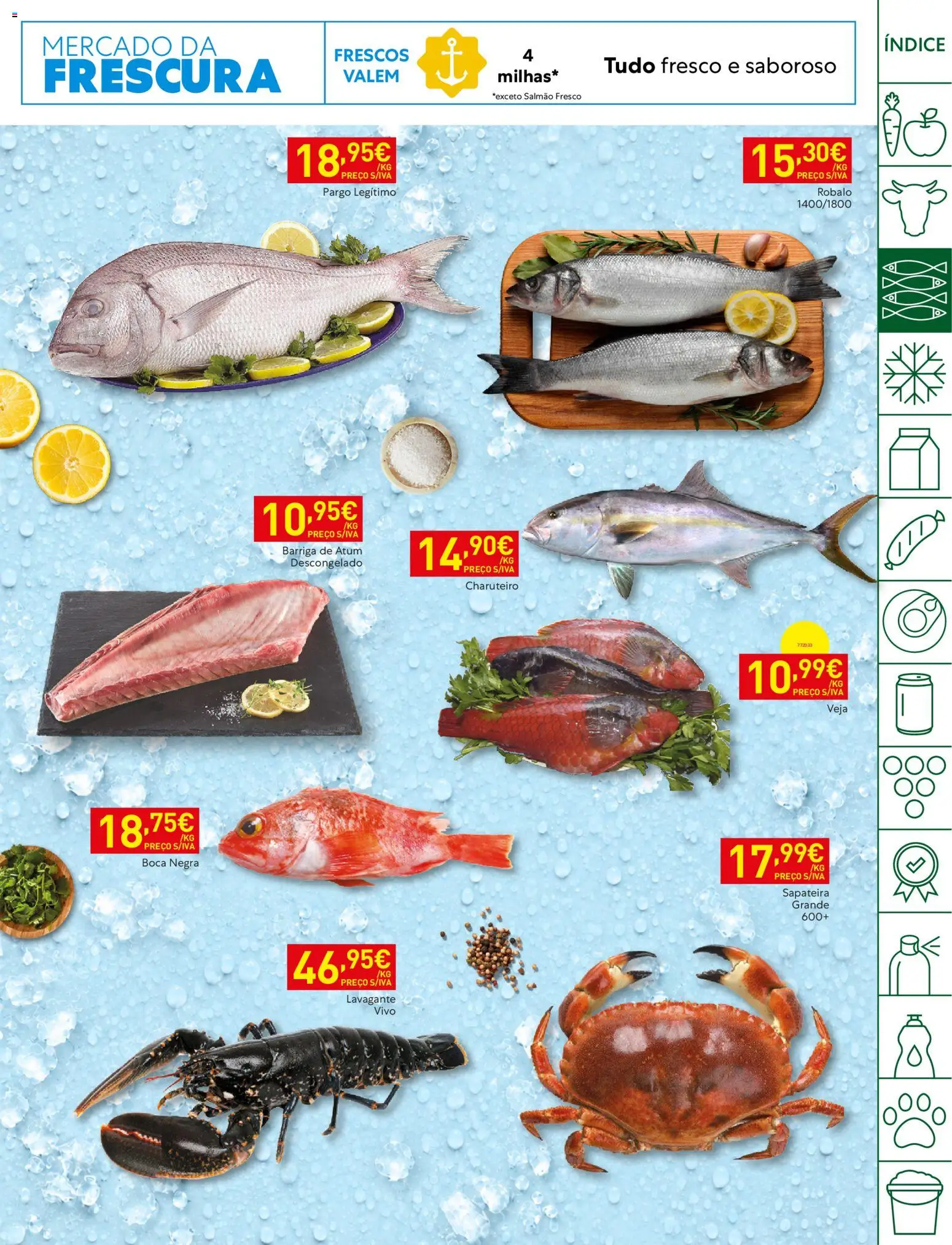 Recheio folheto Madeira │ válido de 29/09/2026 | Página: 5 | Produtos: Atum, Salmão, Sapateira, Salmão fresco