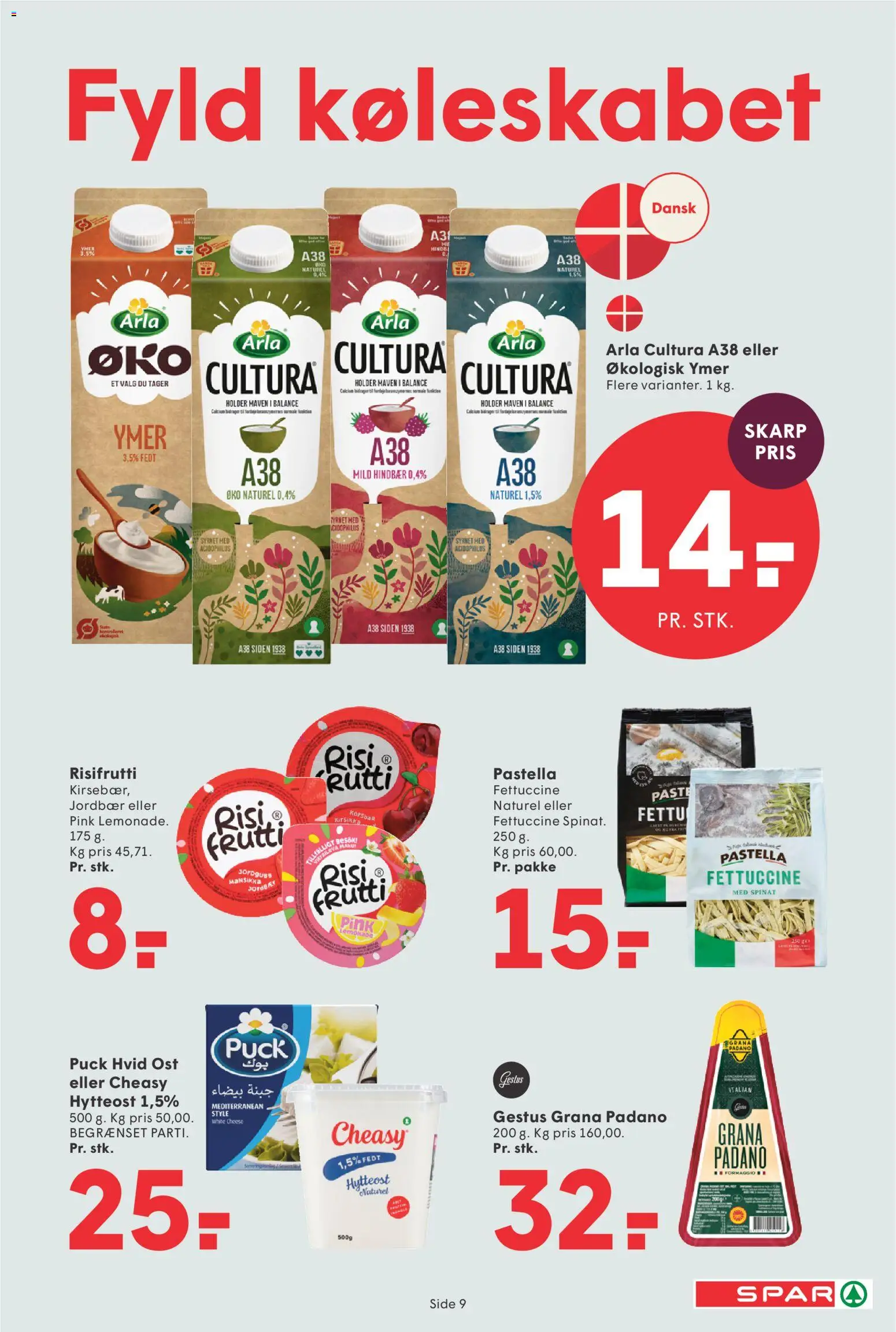 Spar tilbudsavis – gyldig fra 04/09/2026 | Side: 10 | Produkter: Jordbær, Ymer, Hindbær, Spinat