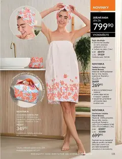 Náhled letáku Avon Katalog 05/2026 od 01.05.2026 | Strana: 121 | Produkty: Osuška, Kosmetická taštička