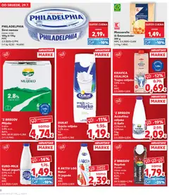 'Z BREGOV MLIJEKO, TRAJNO 2,8% m.m. - Pregled kataloga iz trgovine Kaufland, vrijedi od 29.07.2026 | Stranica: 8