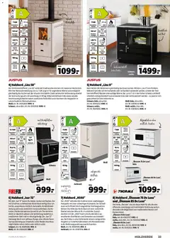 Hagebau Kaminofen und Zubehör ab 29.07.2026 gültig | Seite: 33 | Produkte: Herd, Gewicht, Thermometer, Küchenzeile