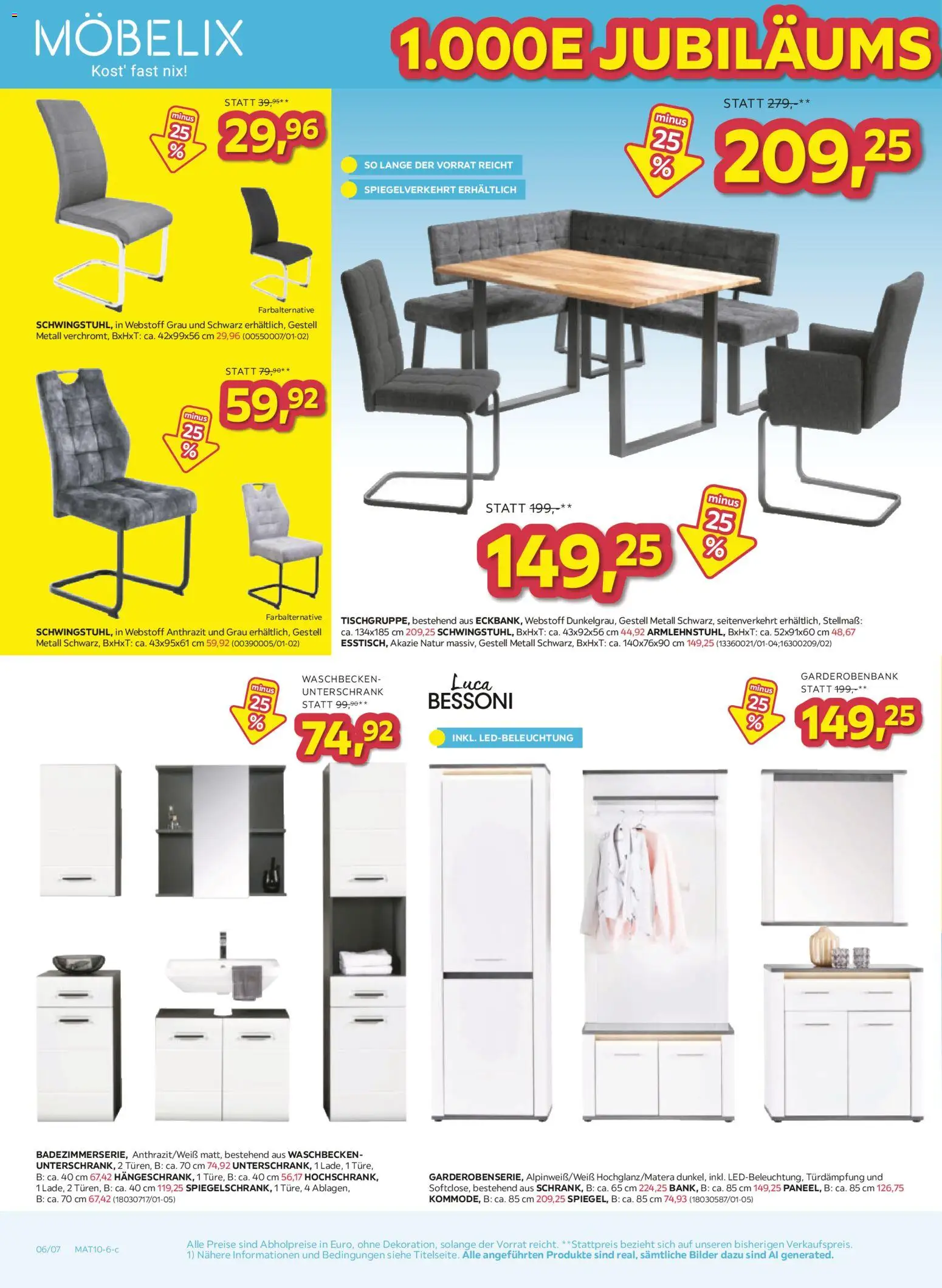 Möbelix -50% gültig ab 13.10.2026 | Seite: 6 | Produkte: Waschbecken