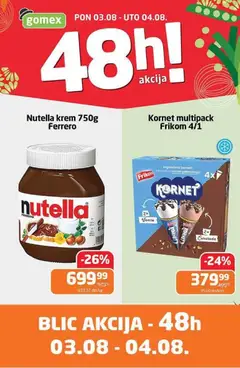 Gomex katalog Blic akcija - pregled Gomex kataloga - važi od 03.08.2026
