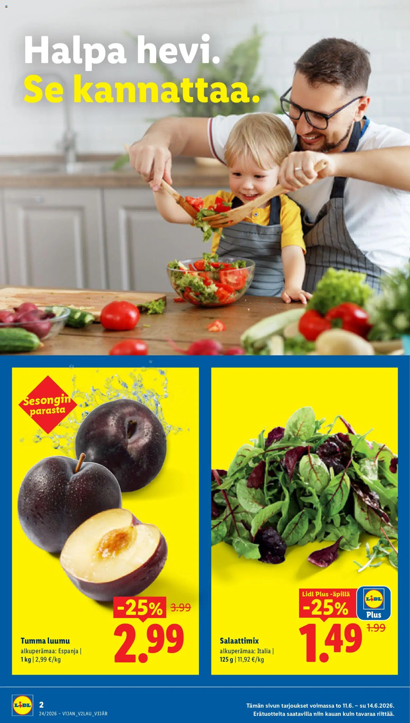 Lidl tarjoukset - Helsinki – voimassa 11.06.2026 alkaen | Sivu: 2
