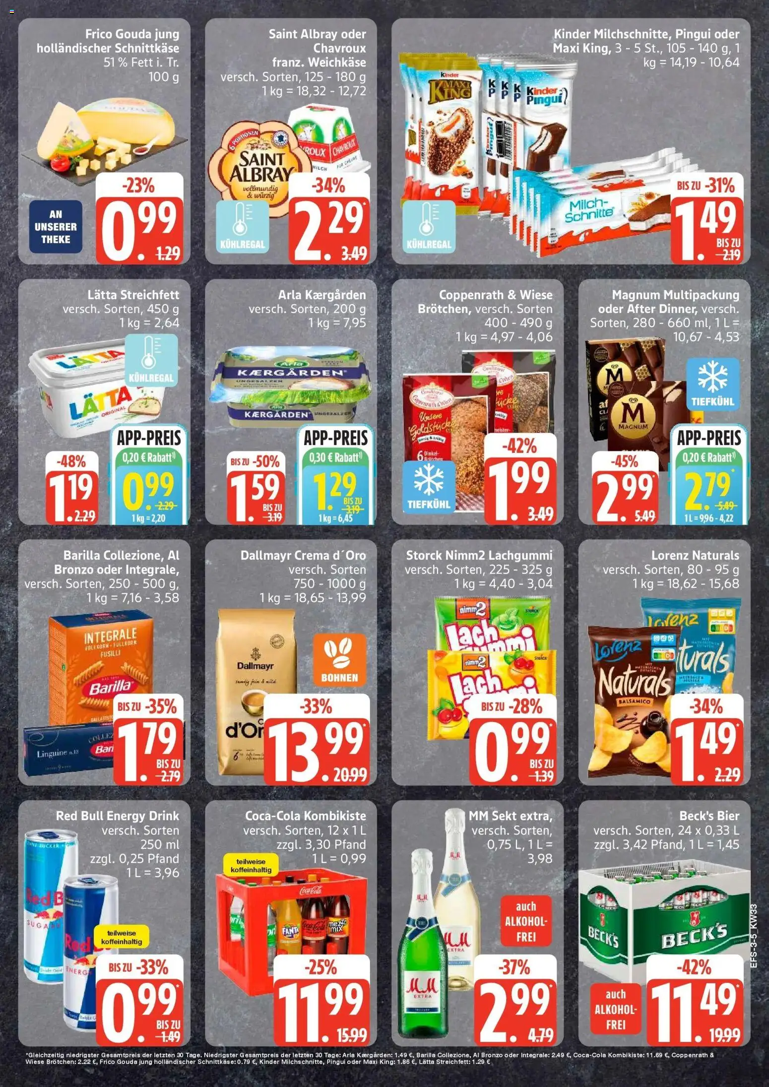 Edeka Prospekt Ostseebad Prerow (ab 10.08.2026) » Angebote Online | Seite: 3 | Produkte: Energy, Gouda, Dallmayr, Lätta