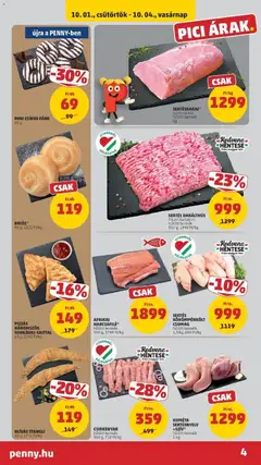 AFRIKAI HARCSAFILÉ*, Afrikai harcsafilé hűtött termék - amely érvényes a következő dátumtól: 2026.10.01. | Oldal: 4 | Termékek: Hús, Pizza, Kometa, Harcsafilé
