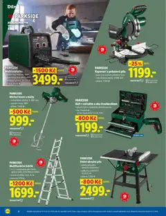Náhled letáku Lidl magazín od 14.09.2026 | Strana: 2 | Produkty: Pokosová pila, Šroubovák, Pila, Kufr s nářadím