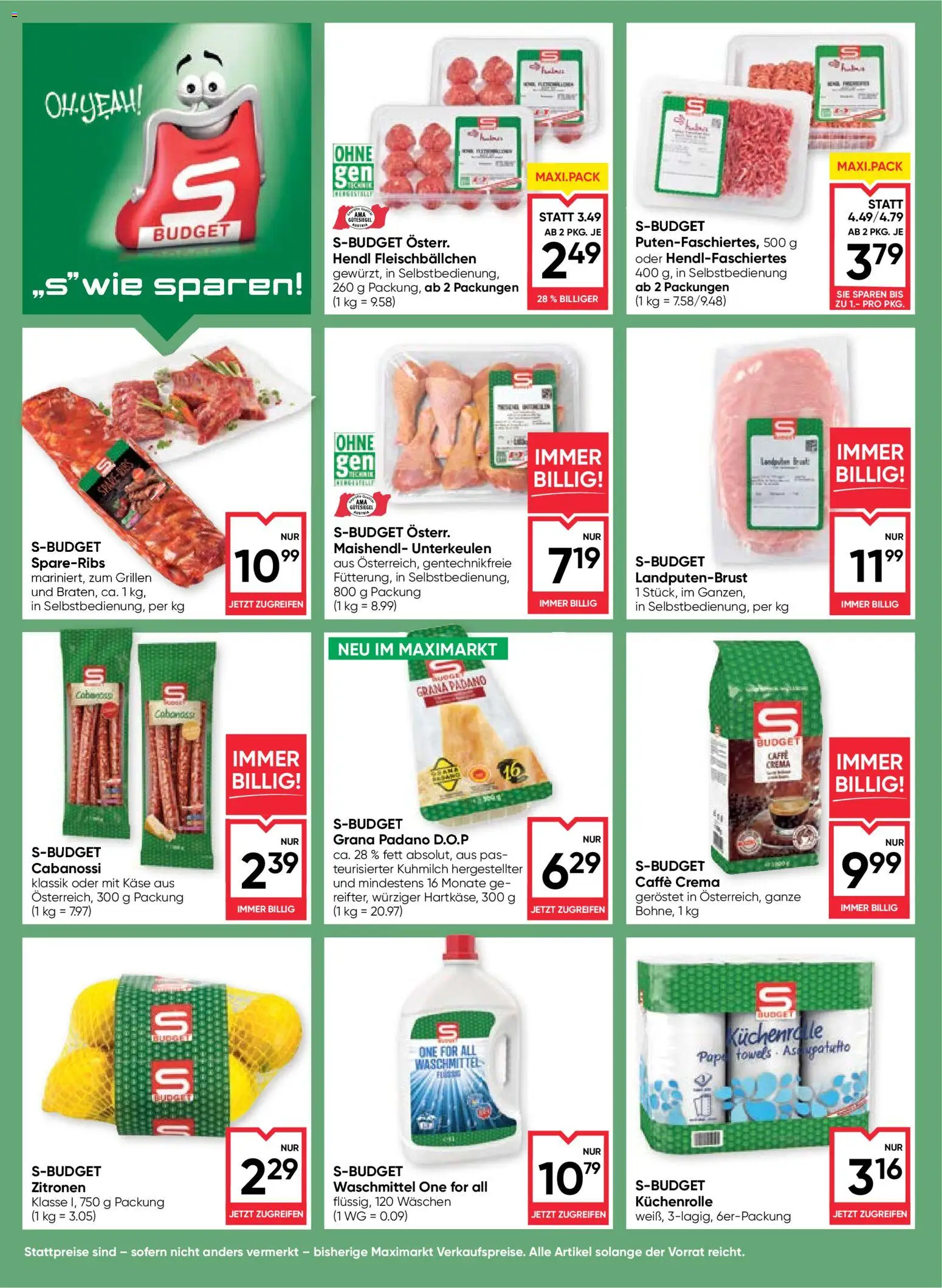 Maximarkt Flugblatt gültig ab 08.10.2026 | Seite: 12 | Produkte: Käse, Geröstet, Waschmittel