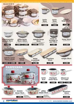 Metalac Market katalog - pregled Metalac Market kataloga - važi od 01.05.2026 | Strana: 2 | Proizvode: Tanjir, Džezva, Kafa