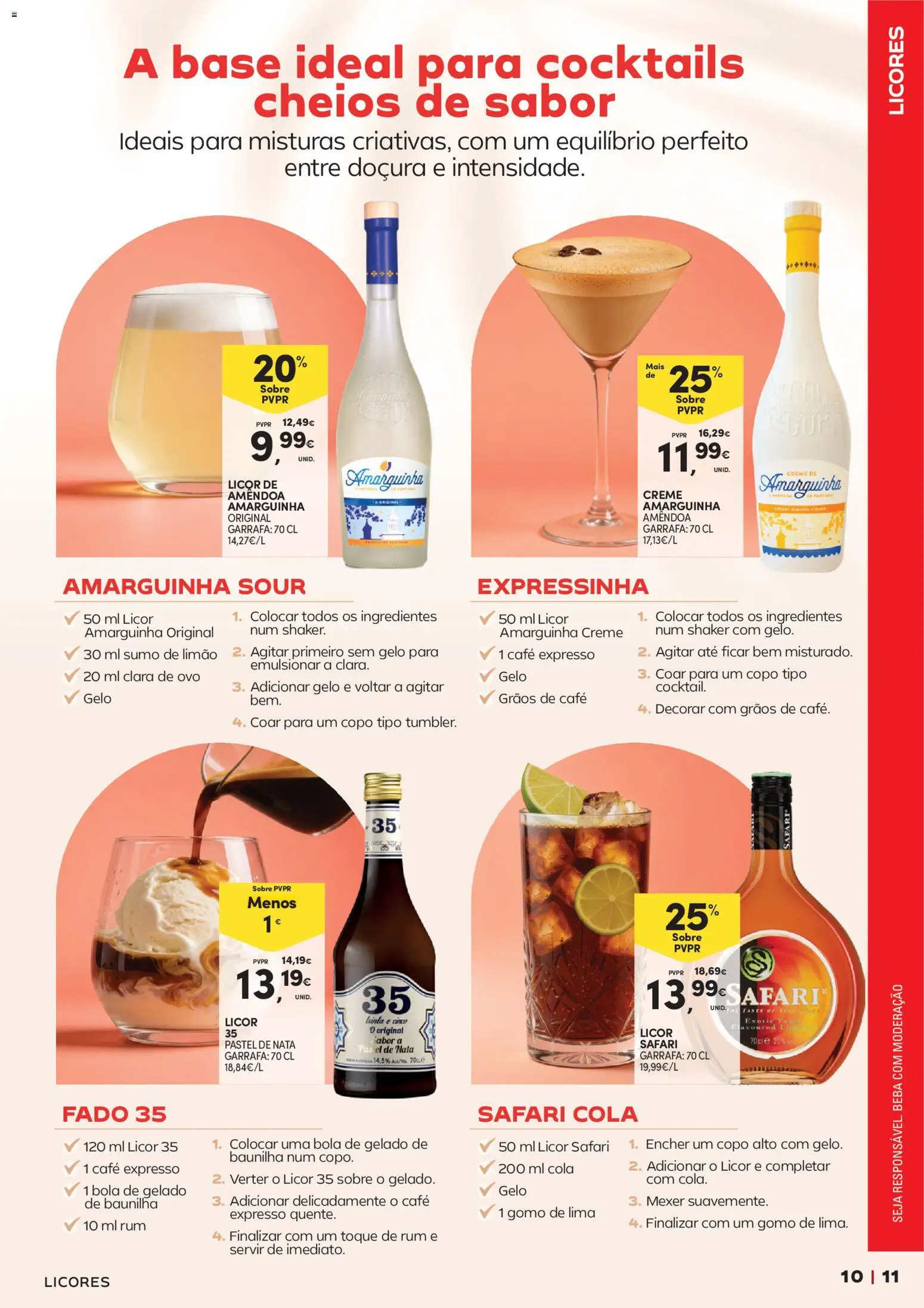 Continente - Cocktails │ válido de 14/07/2026 | Página: 11 | Produtos: Base, Licor, Gelado, Sumo