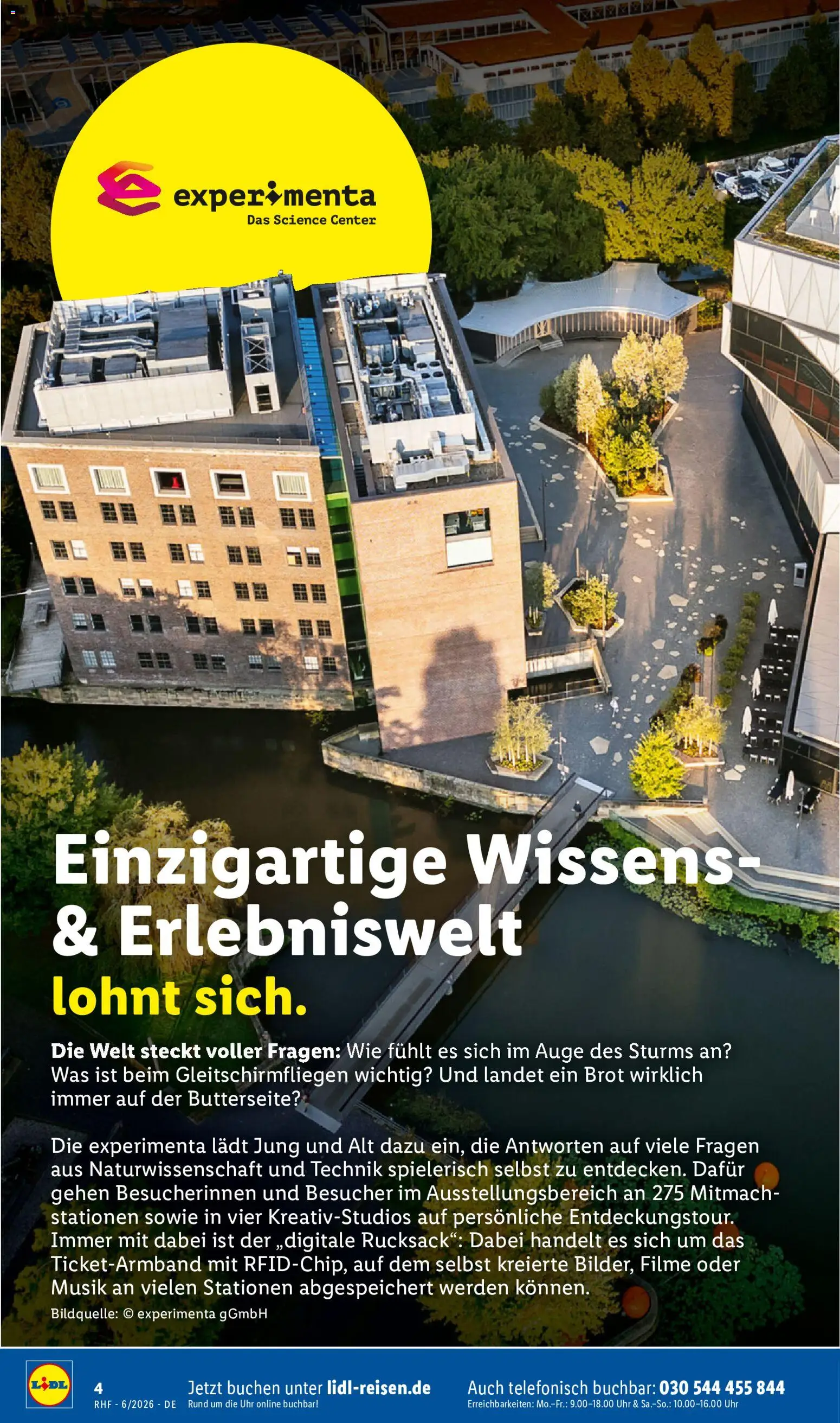 Lidl Reisen Prospekt – gültig ab 30.05.2026 | Seite: 4 | Produkte: Brot, Rucksack, Uhr