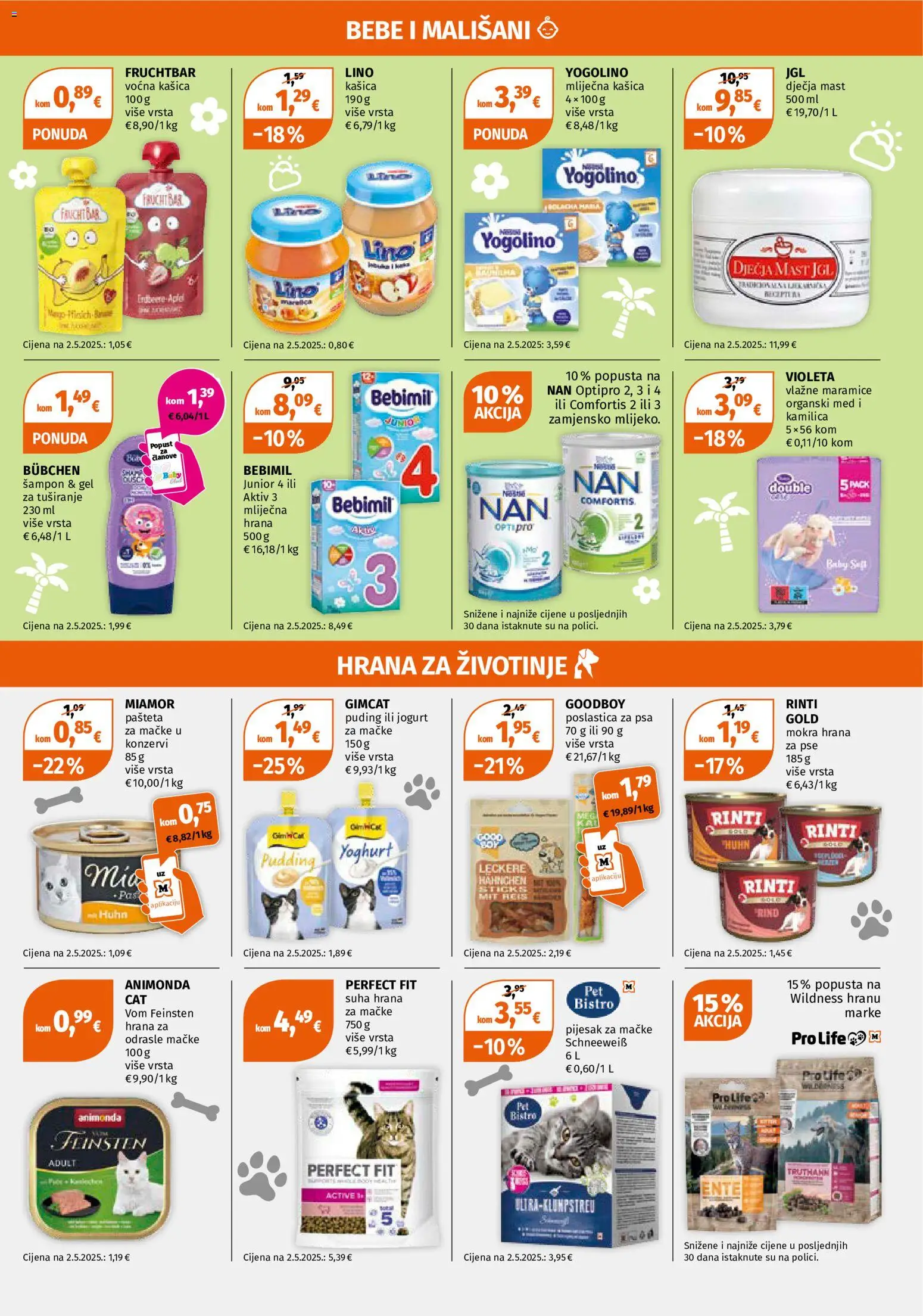 Müller katalog | vrijedi od 01.06.2026 | Stranica: 9 | Proizvodi: Šampon, Hrana za pse, Pašteta, Violeta