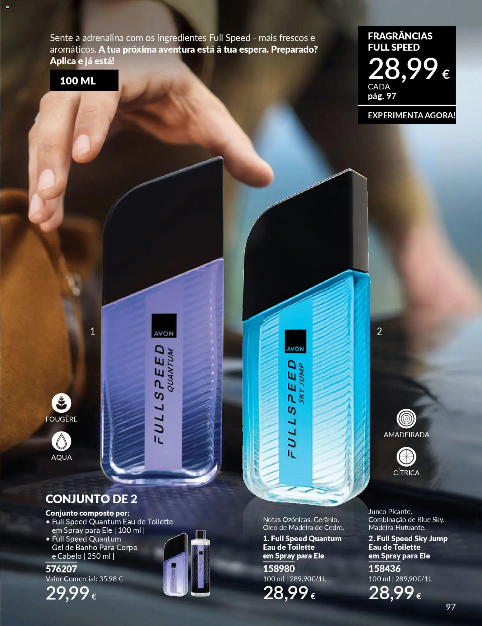Catálogo Avon Campanha 4 │ válido de 01.04.2026 | Página: 97 | Produtos: Eau de toilette, Gel de banho, Banho, Óleo