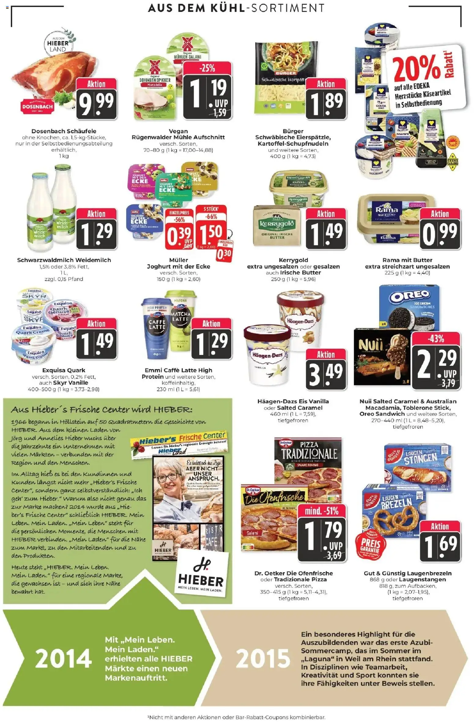 E center Prospekt Lörrach (ab 21.09.2026) zum Blättern | Seite: 11 | Produkte: Quark, Mascarpone, Skyr, Eis