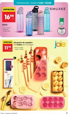 Pogląd oferty "Biedronka gazetka - Hity i inspiracje" - ważna od 30.05.2026 | Strona: 11 | Produkty: Słomki