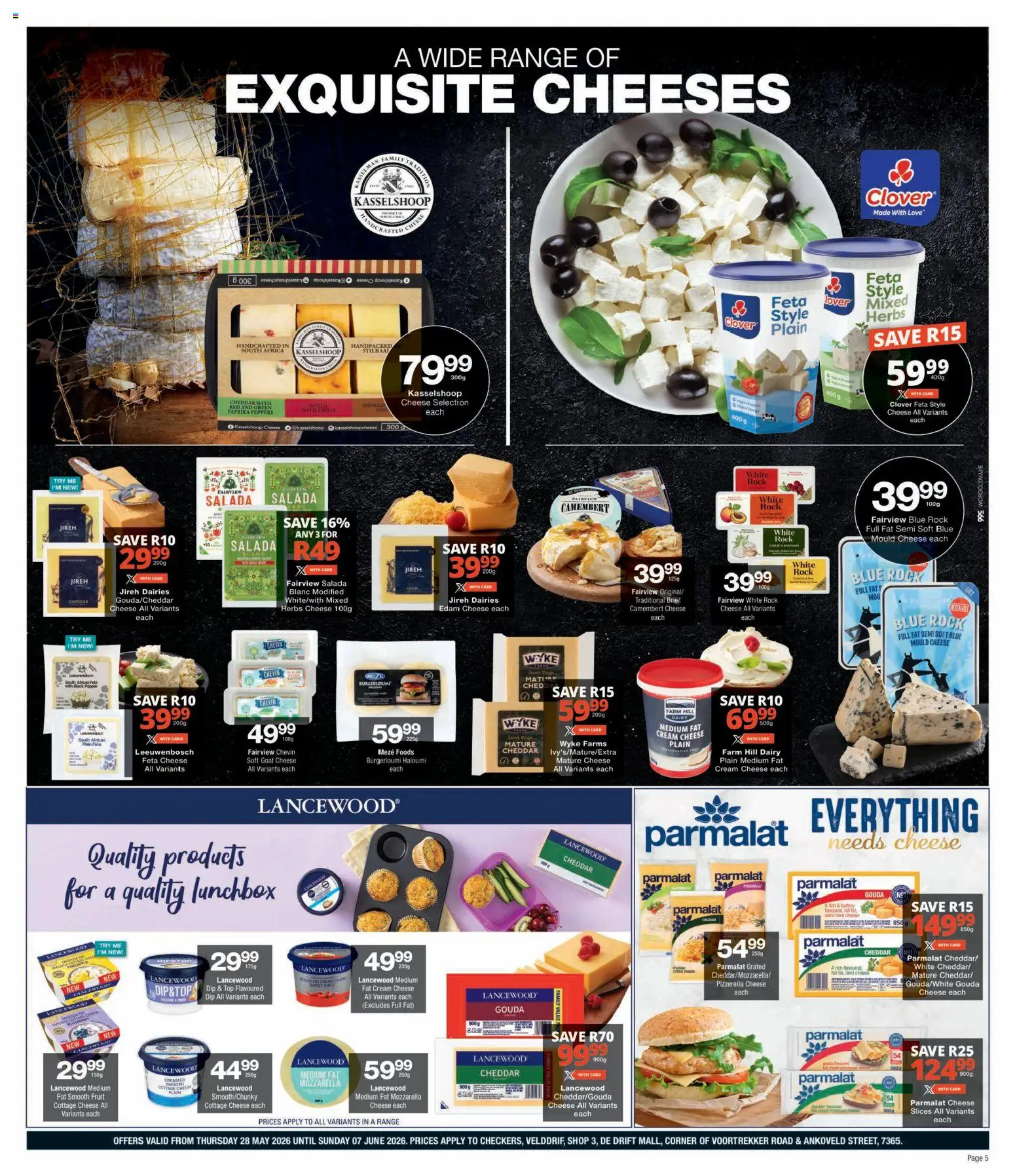 New Checkers catalogue – valid from 28.05.2026 | Page: 5 | Products: Cottage cheese, Fruit, Pepper, Chilli
