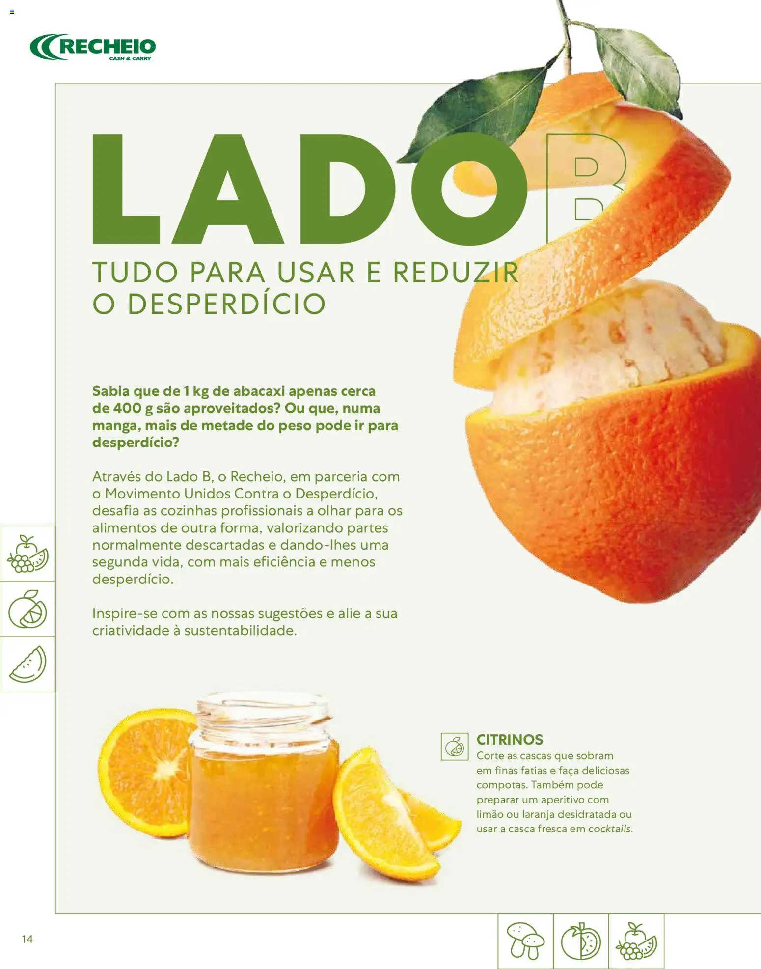 Recheio - Catálogo de Alfragide │ válido de 16/03/2026 | Página: 14 | Produtos: Faca, Abacaxi
