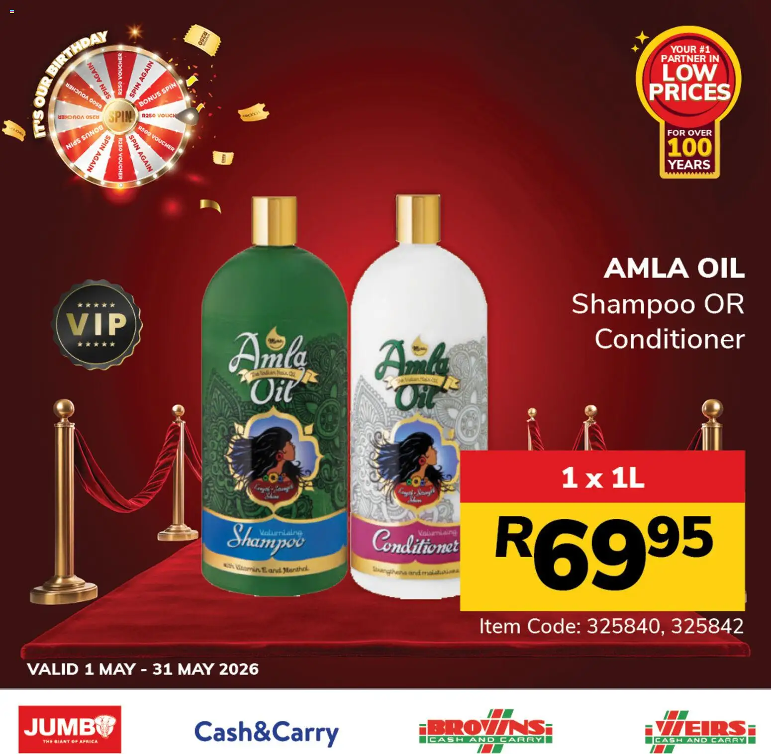 New Jumbo catalogue – valid from 01.05.2026 | Page: 2 | Products: Oil, Shampoo, Conditioner