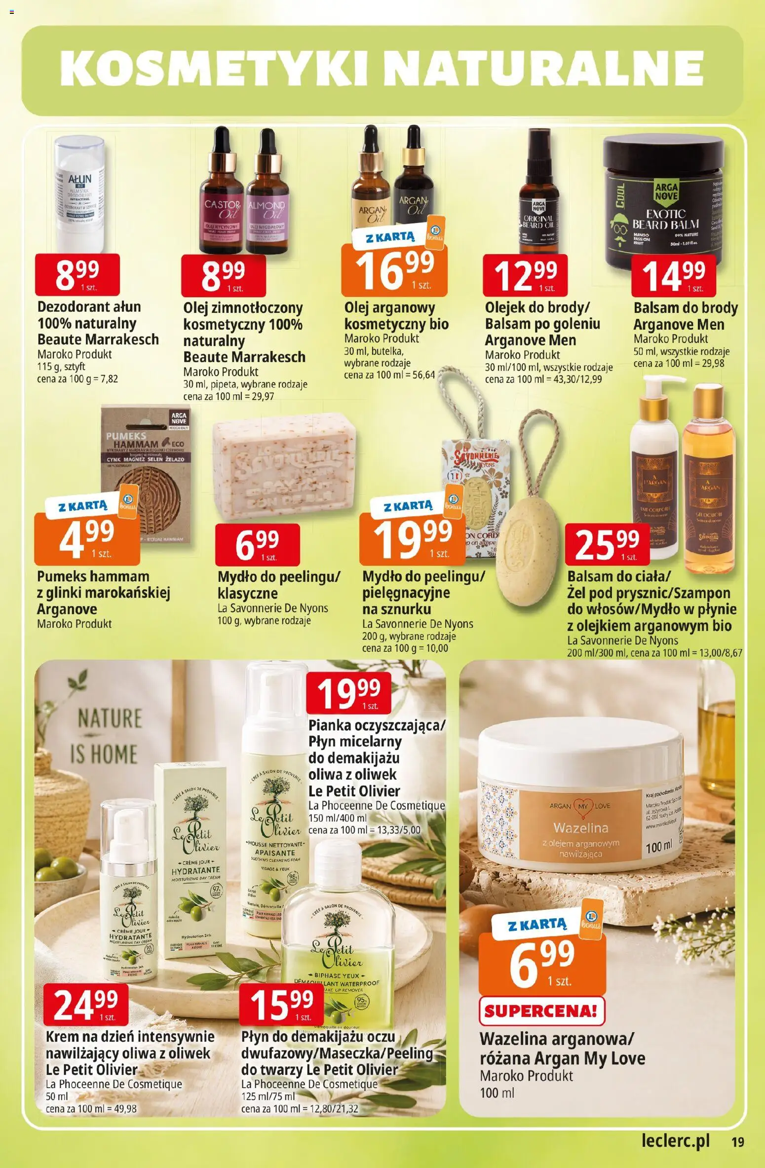 E.Leclerc gazetka - Tychy od 05.05.2026 | Strona: 31 | Produkty: Oliwa z oliwek, Żelazo, Balsam po goleniu, Mydło
