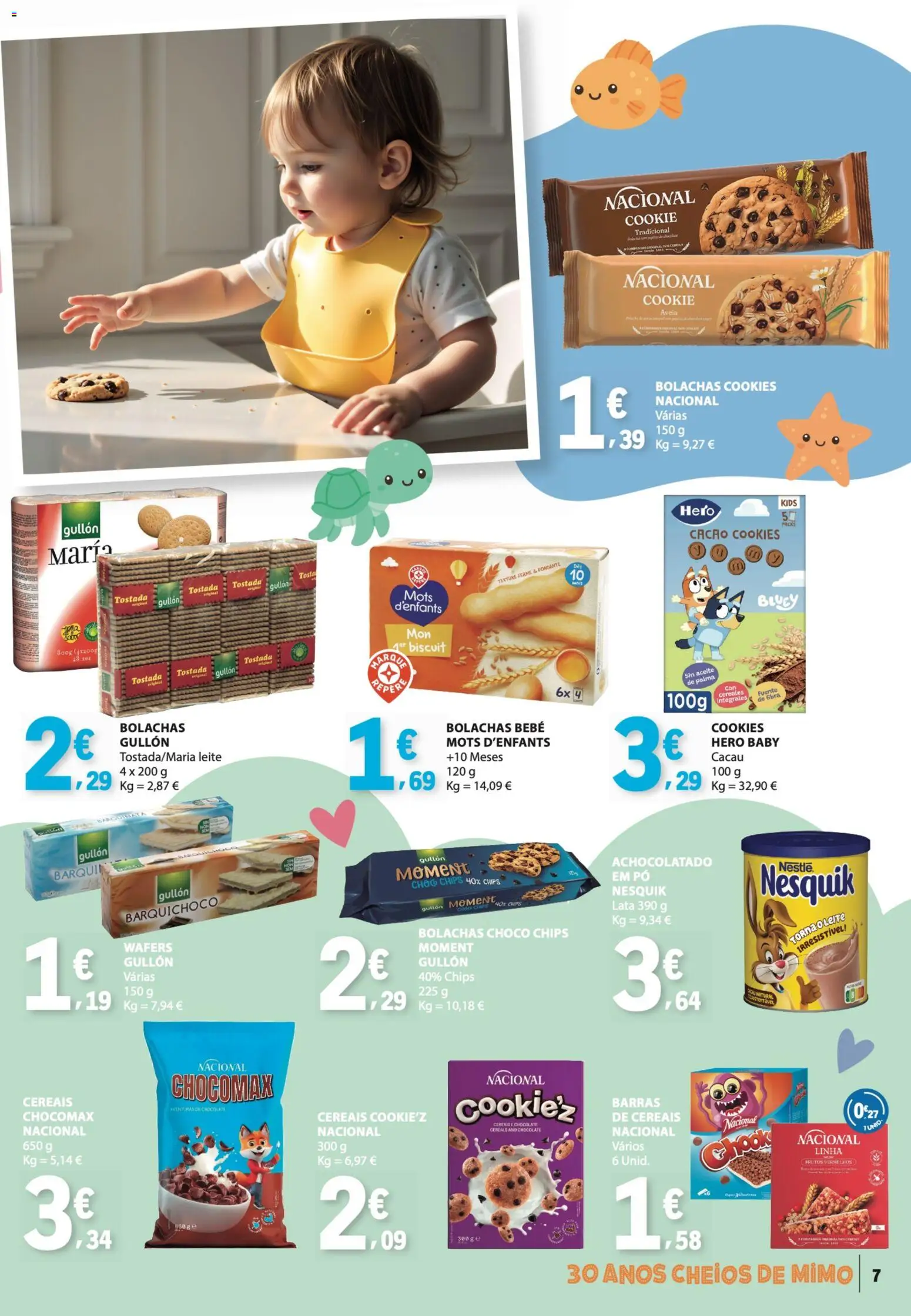 E.Leclerc Folheto Bebé Verão │ válido de 26.05.2026 | Página: 7 | Produtos: Pó, Leite, Nestlé, Chocolate