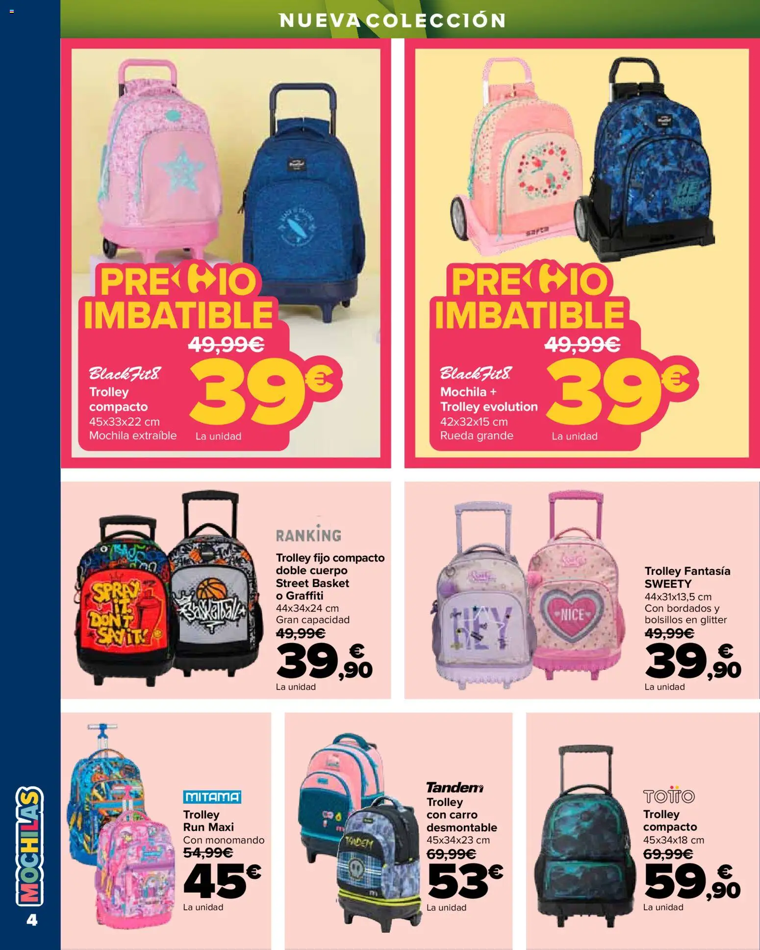 Carrefour Vuelta al cole │ válido desde el 18/08/2026 | Página: 4 | Productos: Mochila