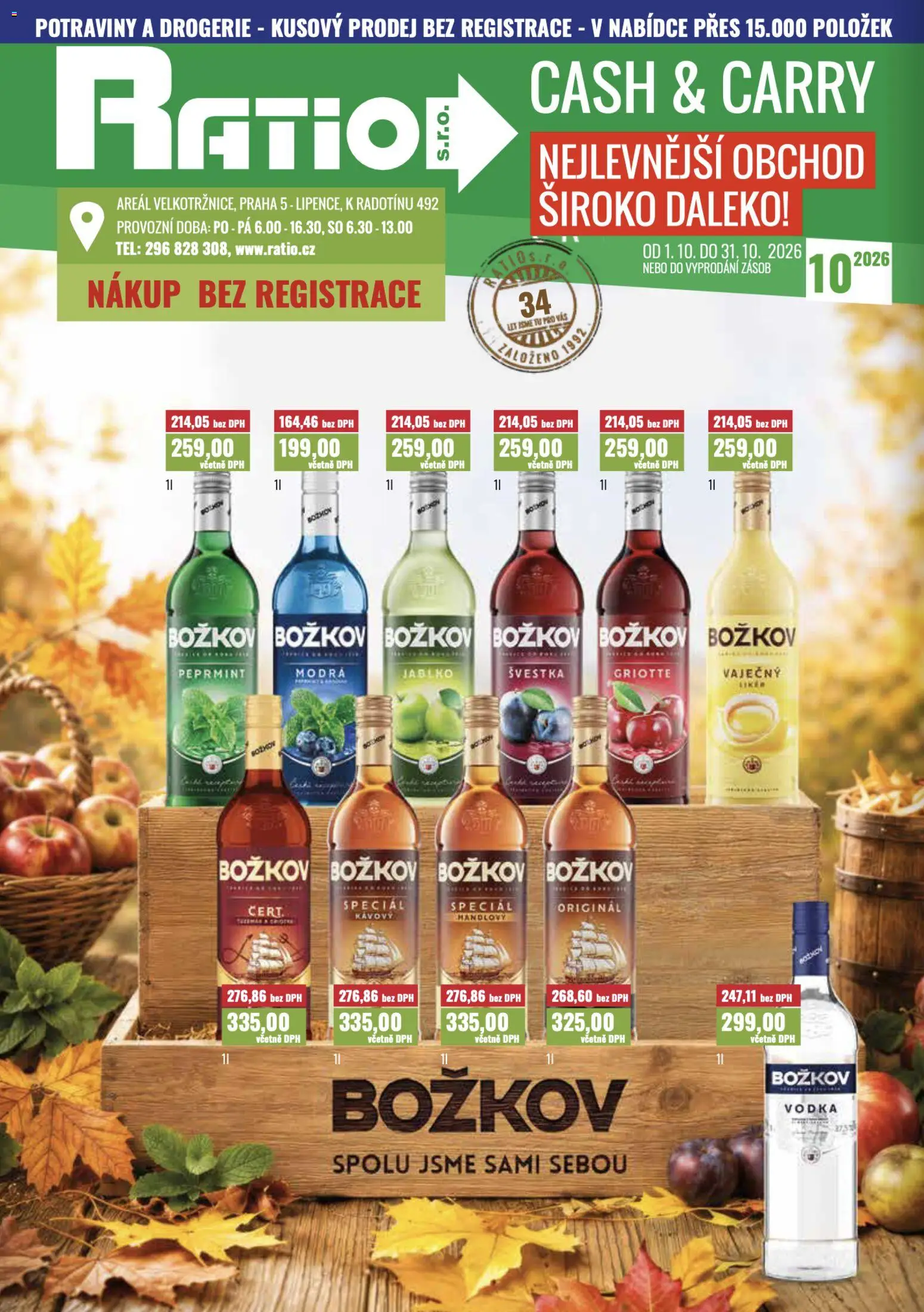 Ratio leták od 01.10.2026 | Strana: 79 | Produkty: Potraviny, Božkov, Božkov Peprmint, Drogerie