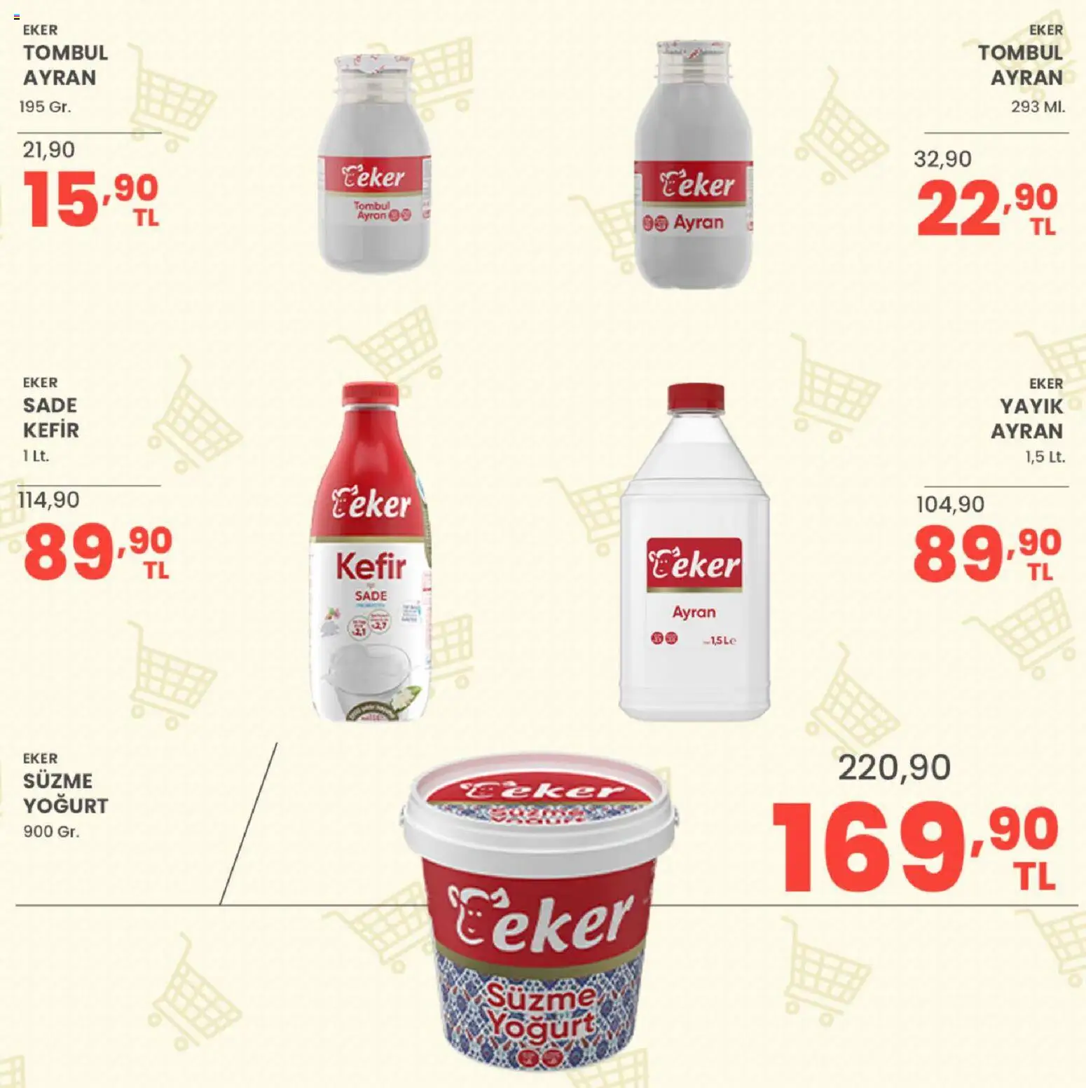 Sarıyer Katalog - 24 Temmuz 2026 tarihinden itibaren geçerlidir | Sayfa: 11 | Ürünler: Kefir, Yoğurt, Şeker