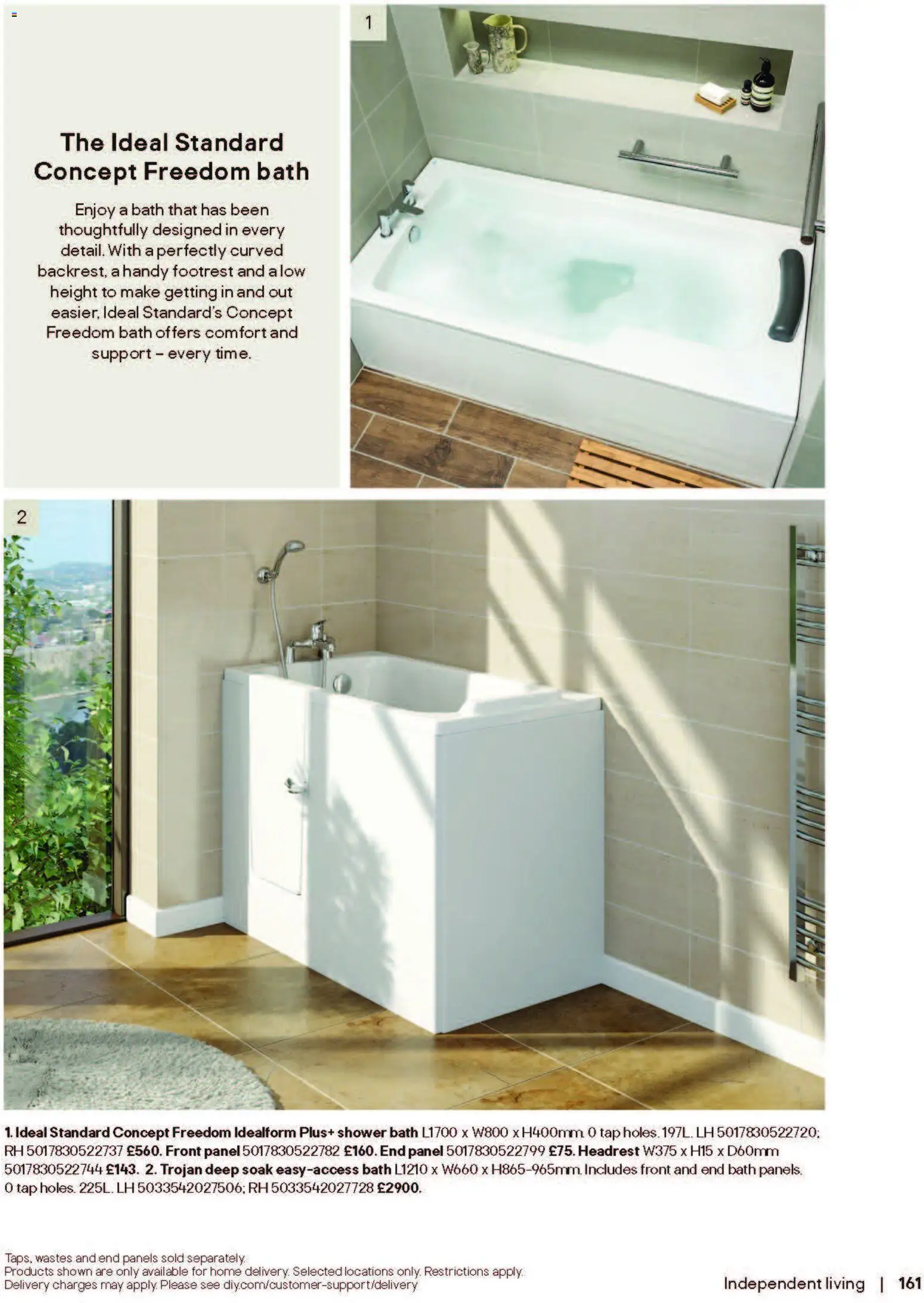 {H1} | Page: 161 | Products: Bath, Shower