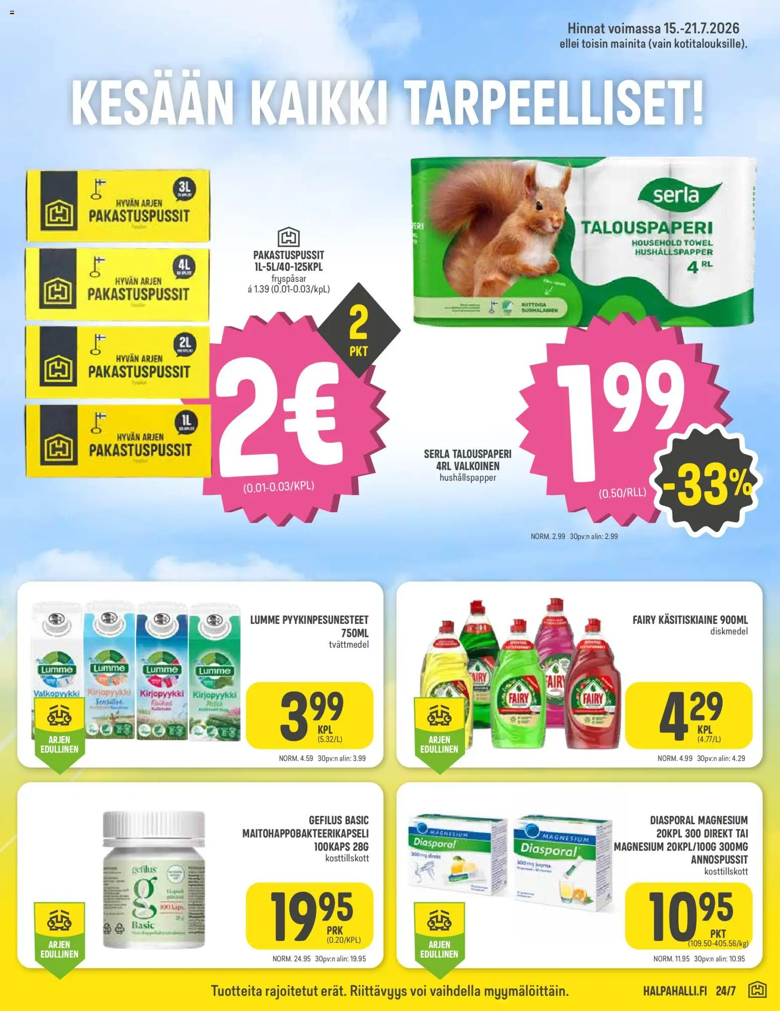 Halpa Halli tarjoukset – voimassa 15/07/2026 alkaen | Sivu: 5