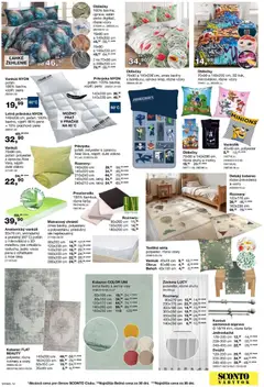 Sconto nábytok leták platný od 15.07.2026 | Strana: 19 | Produkty: Nábytok, Obliečky, Vankúš, Detský koberec