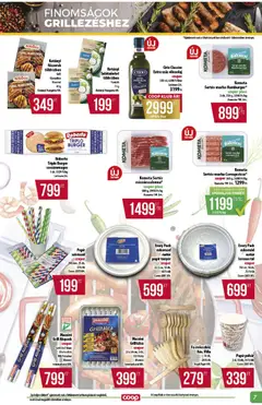 COOP - Abc & szuper / Alföld Pro-Coop Zrt. - amely érvényes a következő dátumtól: 2026.06.25. | Oldal: 7 | Termékek: Grilltálca, Grill, Fűszerek, Olívaolaj
