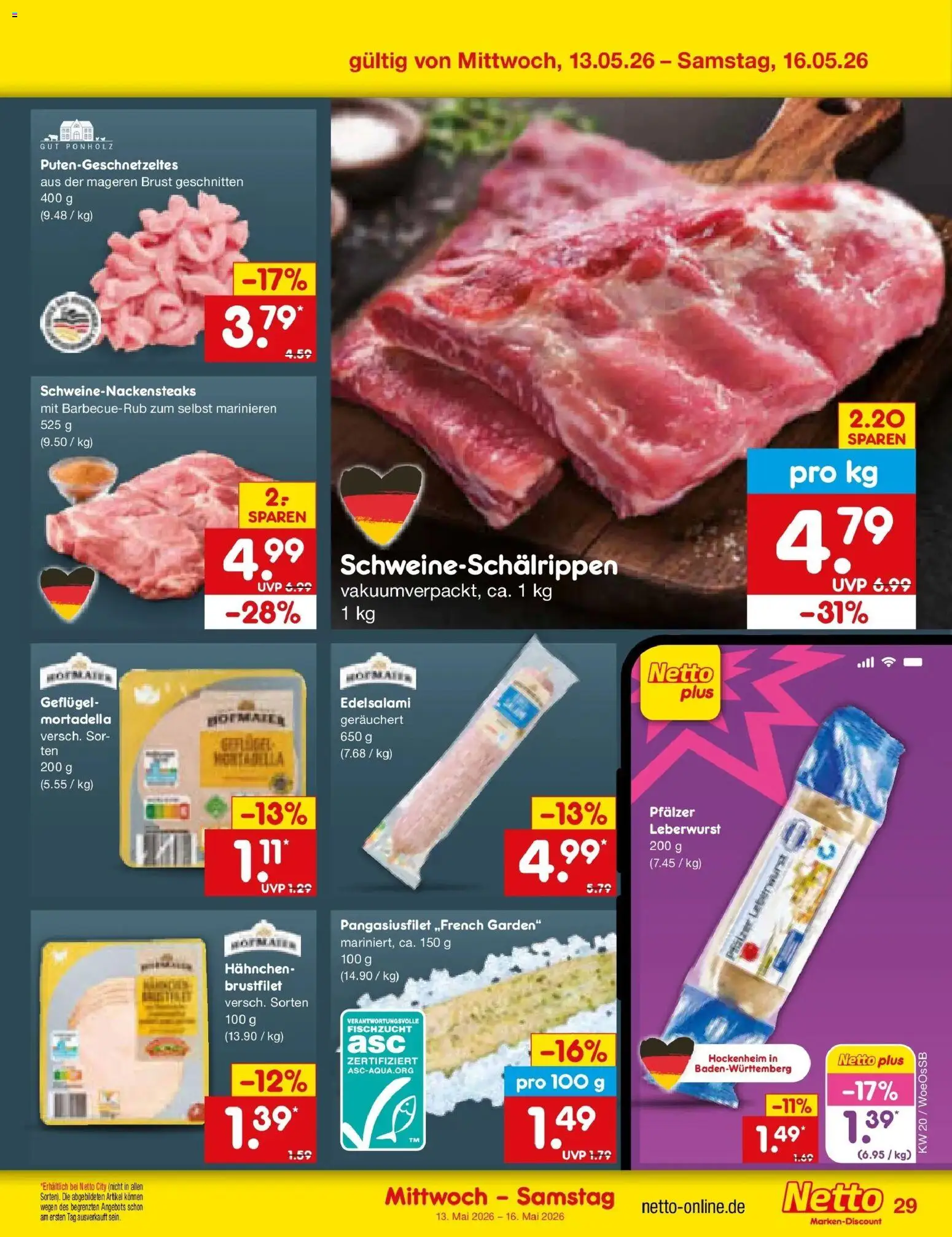 Netto Marken-Discount Prospekt Gemmingen	 – gültig ab 10.05.2026 | Seite: 38 | Produkte: Hahnchen