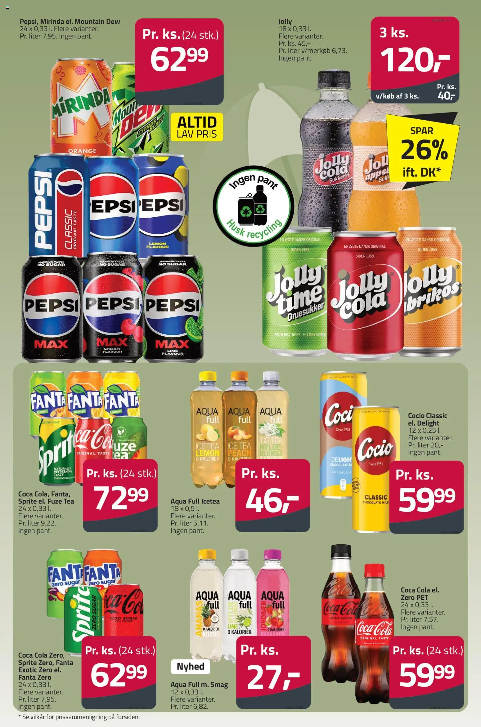 Fleggaard tilbudsavis – gyldig fra 23/09/2026 | Side: 17 | Produkter: Coca Cola, Jordbær, Fanta, Pepsi