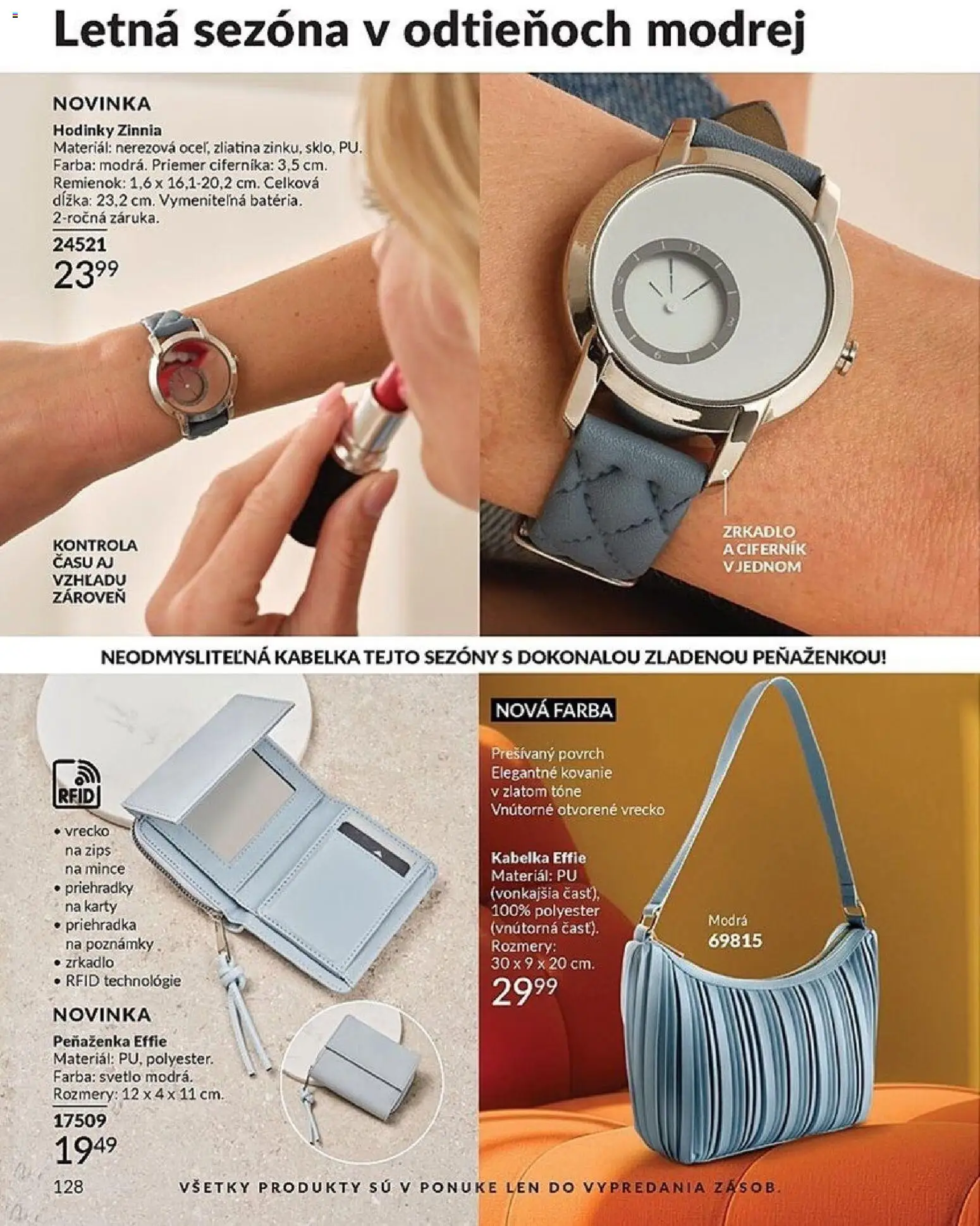 Nové Avon akcie – leták je platný od 01.06.2026 | Strana: 128 | Produkty: Zrkadlo, Svetlo, Kovanie, Hodinky