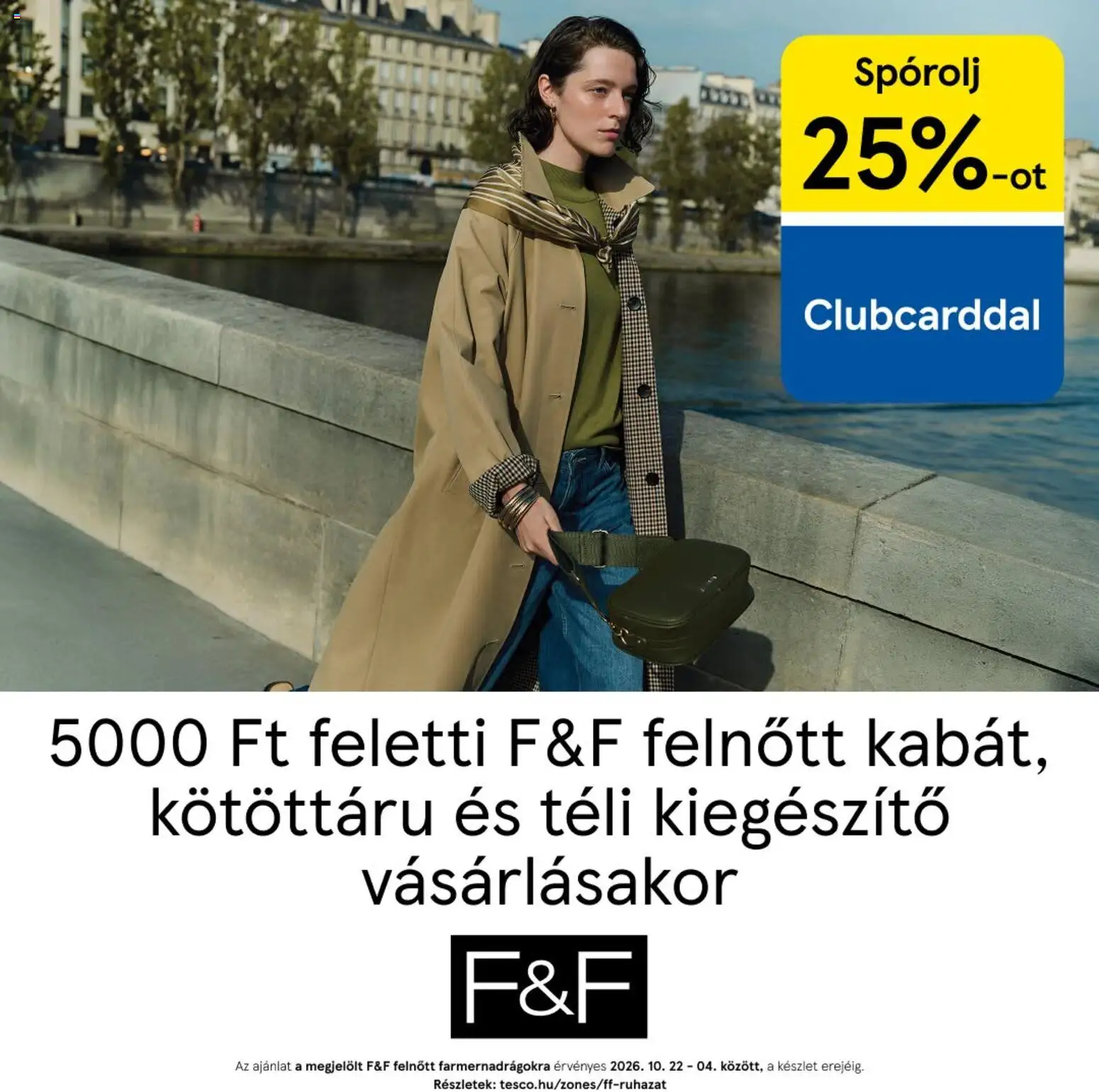 F&F akciós ujság - amely érvényes a következő dátumtól: 2026.10.22. | Oldal: 1