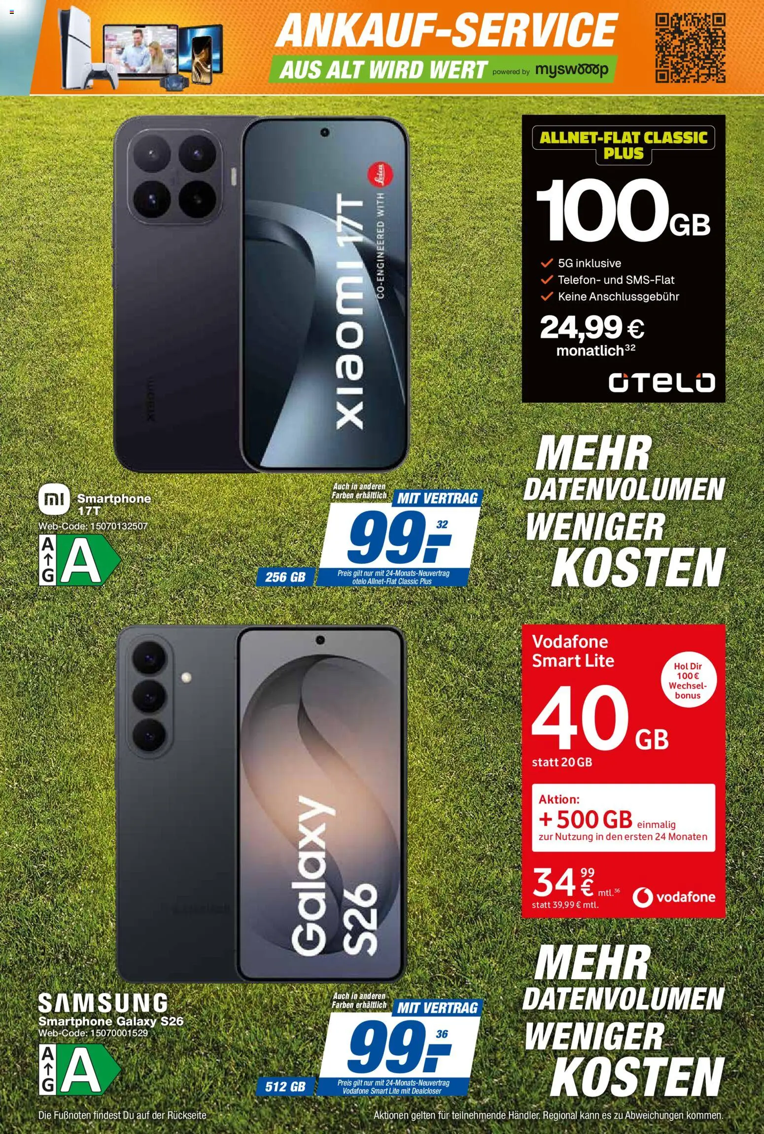 Expert Smarthphone Highlights im Juli – gültig ab 01.07.2026 | Seite: 19 | Produkte: Xiaomi, Samsung, Telefon, Smartphone