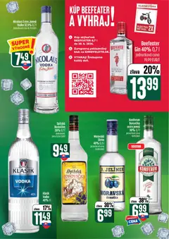 COOP Jednota leták platný od 18.06.2026 | Strana: 55 | Produkty: Beefeater, Borovička, Gin, Vodka
