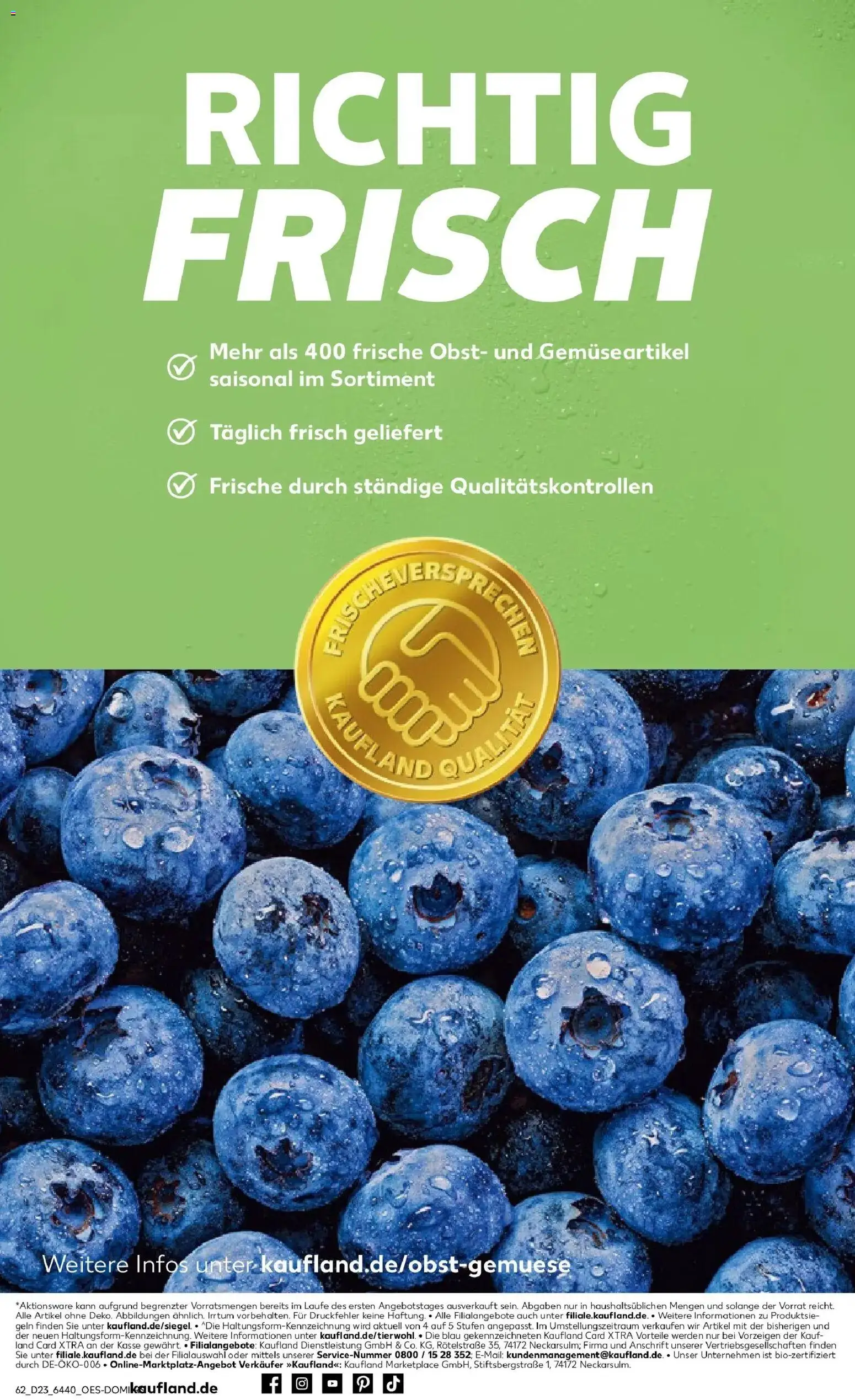Kaufland Prospekt Gelnhausen – gültig ab 04.06.2026 | Seite: 62 | Produkte: Obst