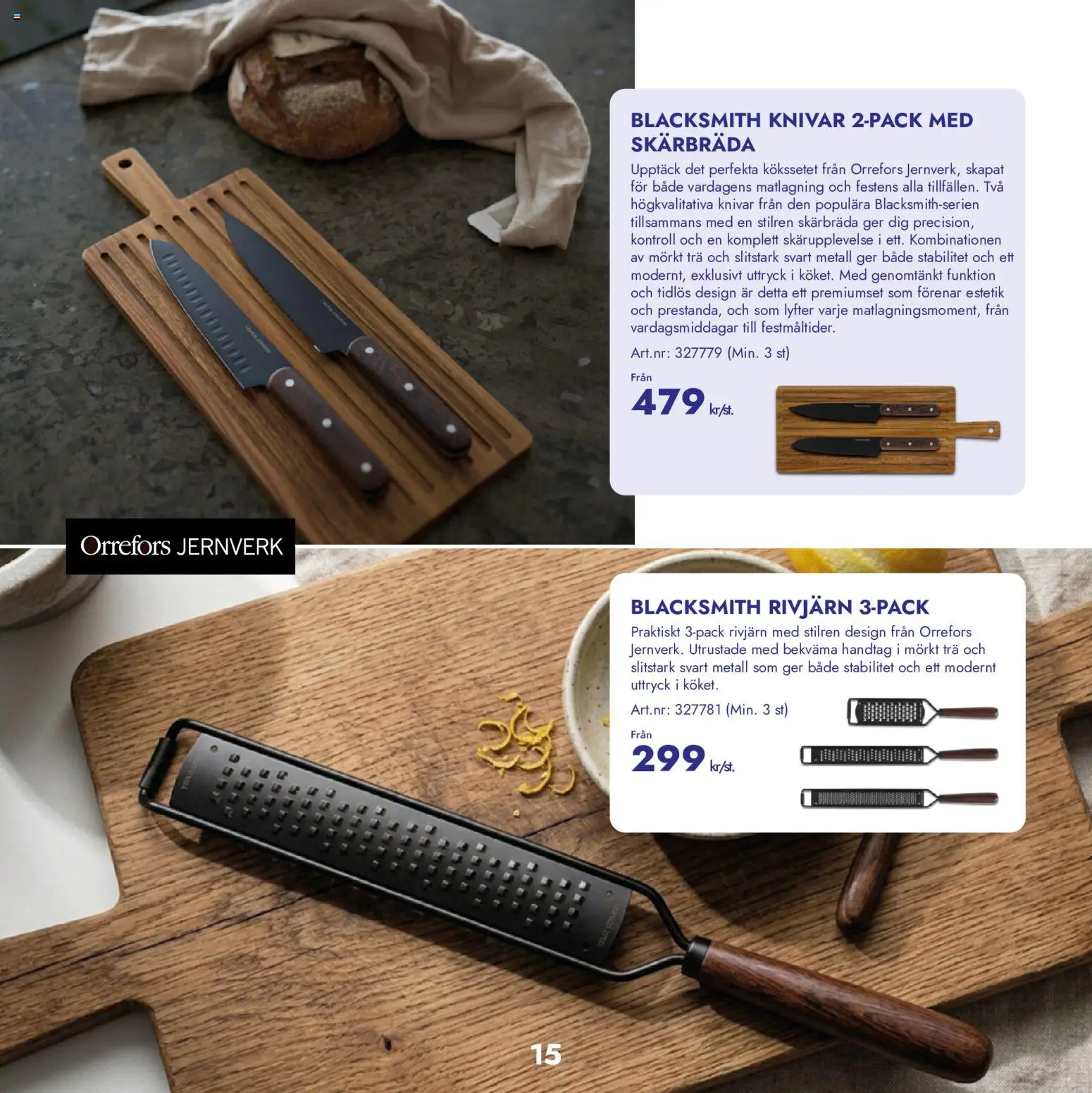 Lyreco reklamblad aktuell från 19/08/2026 | Sida: 15 | Produkter: Knivar, Rivjärn
