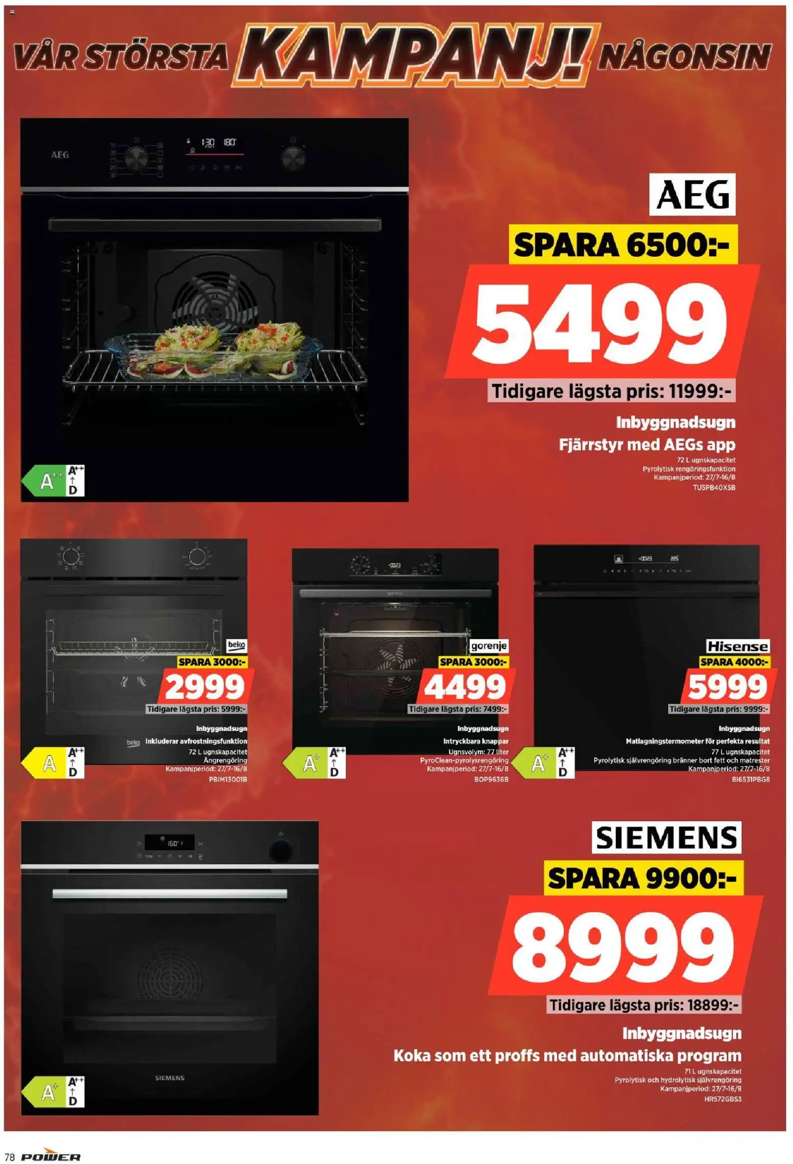 Power reklamblad aktuell från 03/08/2026 | Sida: 78