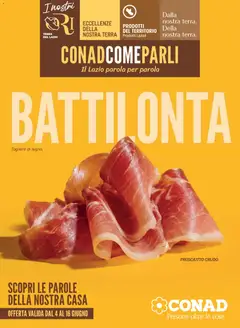 Anteprima del volantino Conad volantino Localismo Lazio valido a partire dal 04.06.2026