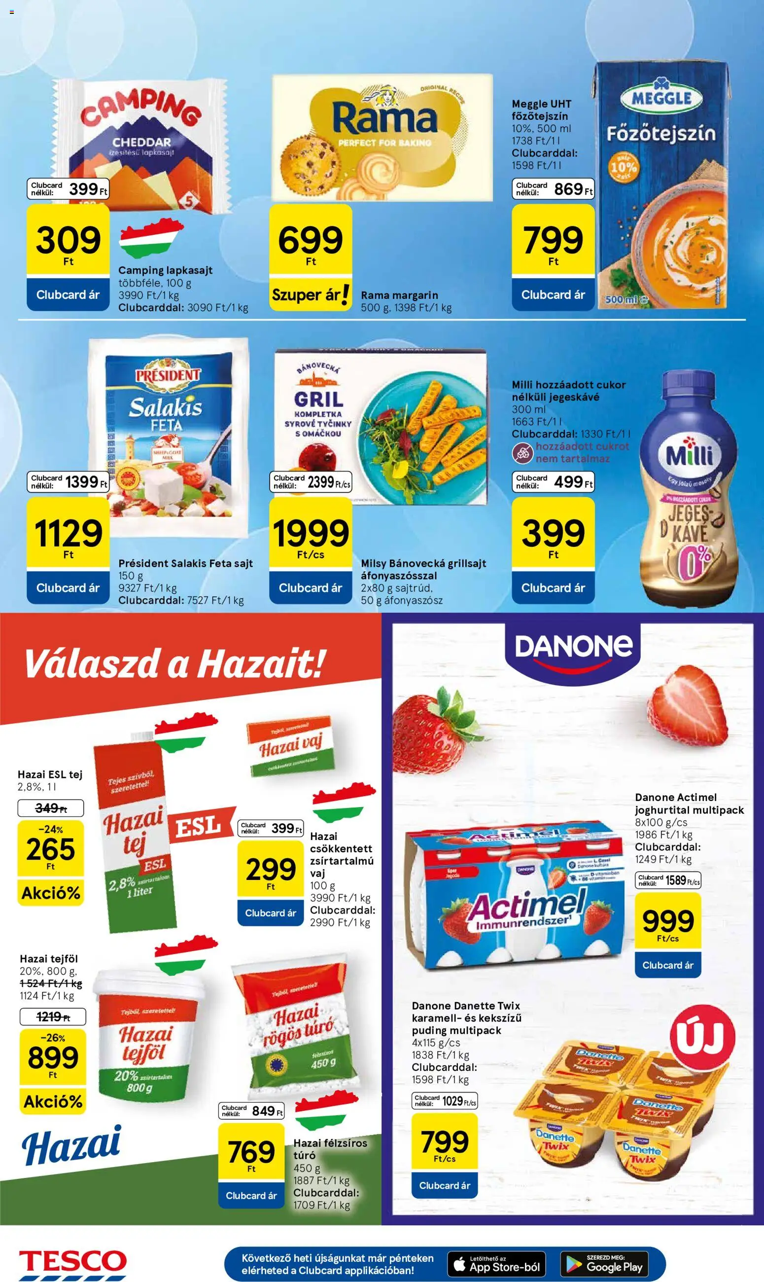 Tesco akciós ujság - amely érvényes a következő dátumtól: 2026.08.06. | Oldal: 18 | Termékek: Puding, Jegeskávé, Sajt, Cheddar